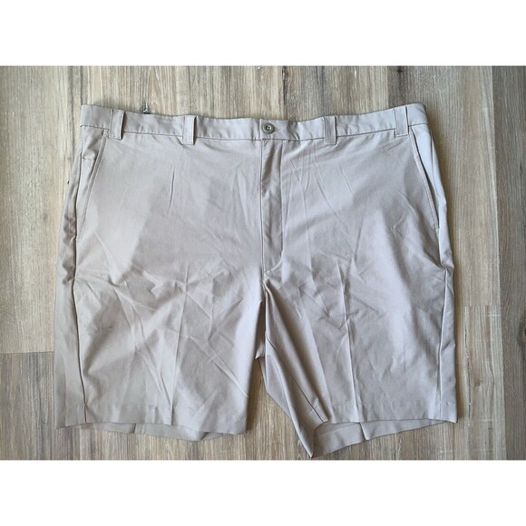 ROUNDTREE & YORKE Men's Performance Work Play Beige Golf Shorts - Size 46 - Picture 1 of 7